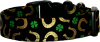 Lucky Horseshoes & Shamrocks Dog Collar